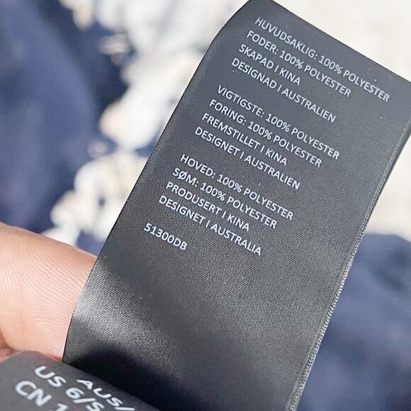 Bardot Women’s Brianna Floral-Print Cutout Ruffled Mini Dress Size‎ 6 - Picture 6 of 6